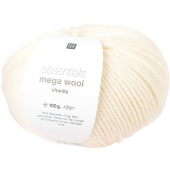 Essentials Mega Wool Chunky Creme, 100 g