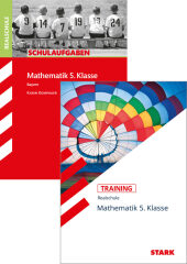 STARK Mathematik 5. Klasse Realschule Bayern - Schulaufgaben + Training, 2 Bde.