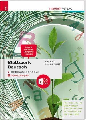 Blattwerk Deutsch - Rechtschreibung, Grammatik 