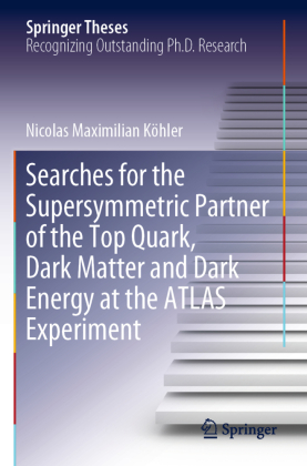 Searches for the Supersymmetric Partner of the Top Quark, Dark Matter and Dark Energy at the ATLAS Experiment 