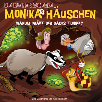 Die kleine Schnecke Monika Häuschen - Warum gräbt der Dachs Tunnel?, 1 Audio-CD
