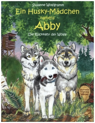 Ein Husky-Mädchen namens Abby 