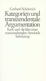 Kategorien und transzendentale Argumentation
