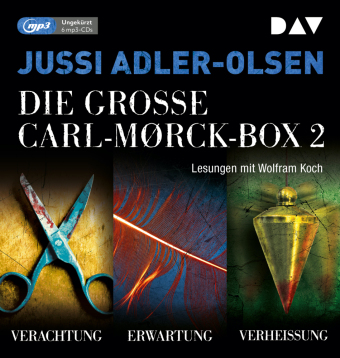 Die große Carl-Mørck-Box 2, 6 Audio-CD, 6 MP3