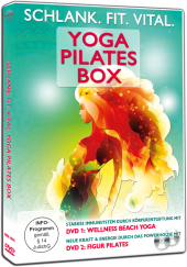 Schlank. Fit. Vital. Yoga Pilates Box, 2 DVD
