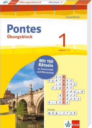 Pontes 1 Gesamtband (ab 2020) - Übungsblock zum Schulbuch 1. Lernjahr 