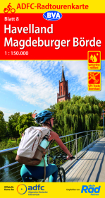 ADFC-Radtourenkarte 8 Havelland Magdeburger Börde 1:150.000, reiß- und wetterfest, GPS-Tracks Download