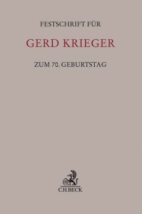 Festschrift für Gerd Krieger zum 70. Geburtstag 