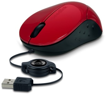 SPEEDLINK BEENIE Mobile Mouse - Wired USB, red