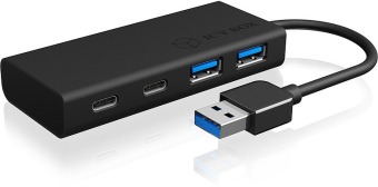 Cover des Artikels 'RAIDSONIC ICY BOX USB 3.0 HUB Type-A zu 2x Type-A USB Anschlüssen'