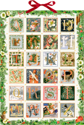 Wandkalender - Zauberhaftes Weihnachts-ABC Cover