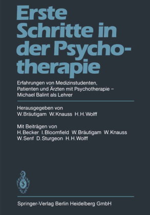 Erste Schritte in der Psychotherapie 