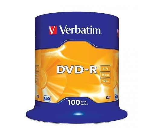 VERBATIM DVD-R 4,7GB 16x 100er Spindel