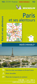 Michelin Paris und Umgebung 2021 / Michelin Karte Paris et ses alentours 2021