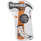 Zaubersocken Hammer "Hammer-Typ", 1 Paar für Größe 41-46