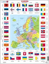Europa Länder + Flaggen (Kinderpuzzle)
