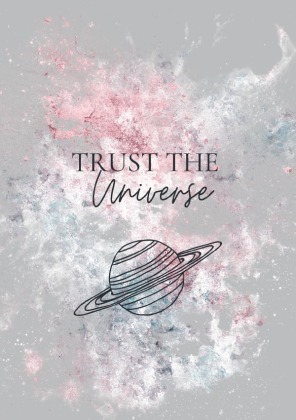 Notizbuch, Bullet Journal, Journal, Planer, Tagebuch "Trust the Universe" 