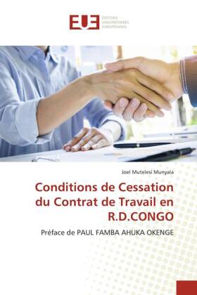 Conditions de Cessation du Contrat de Travail en R.D.CONGO 