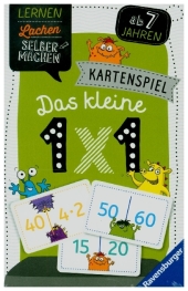 Ravensburger 80350 - Lernen Lachen Selbermachen: Das kleine 1 x 1, Kinderspiel ab 7 Jahren, Lernspiel für 1-4 Spieler, K