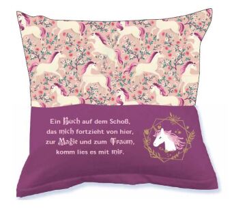 Sofahelden Kinder Lesekissen - Einhorn 