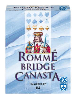 Ravensburger 26957 - Rommé Bridge Canasta, Kartenspiele ab 8 Jahren, Klassiker 