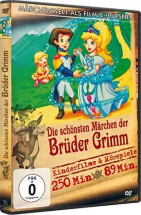 Die schönsten Märchen der Brüder Grimm - Kinderfilme + Hörspiele, 1 DVD 