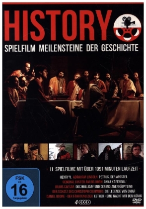History - Spielfilm Meilensteine der Geschichte, 4 DVD 