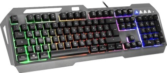 SPEEDLINK LUNERA Metal Rainbow Gaming Keyboard, black - DE layout