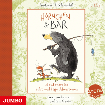 Hörnchen & Bär. Haufenweise echt waldige Abenteuer, 3 Audio-CD