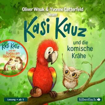 Kasi Kauz und die komische Krähe, Kasi Kauz und der Radau am Biberbau, 1 Audio-CD 