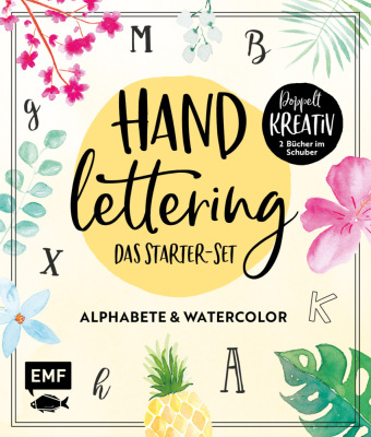 Handlettering - Das Starter-Set: Alphabete und Watercolor 