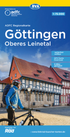 ADFC-Regionalkarte Göttingen Oberes Leinetal, 1:75.000, reiß- und wetterfest, GPS-Tracks Download