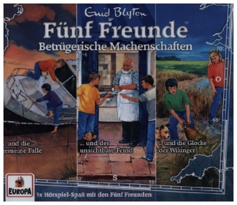 Fünf Freunde - 3er-Box - Betrügerische Machenschaften. Box.38, 3 Audio-CD, 3 Audio-CD