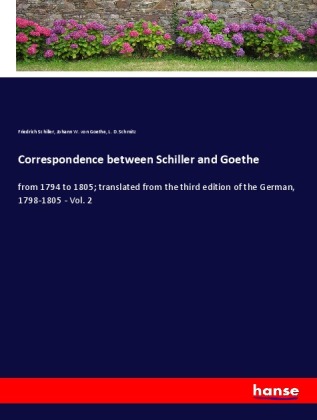 Correspondence between Schiller and Goethe 