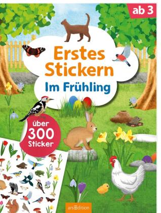 Erstes Stickerheft für Kindergarten-Kinder ab 3 Jahren Dinos Über 250 Sticker Erstes Stickern 