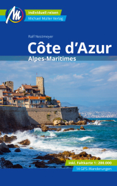 Côte d'Azur Reiseführer Michael Müller Verlag, m. 1 Karte Cover