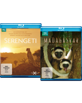 Serengeti / Madagaskar, 2 Blu-ray (Limited Edition)