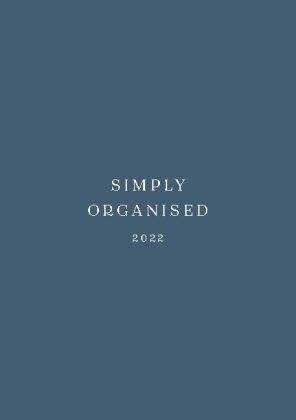 SIMPLY ORGANISED 2022 - simply blue 