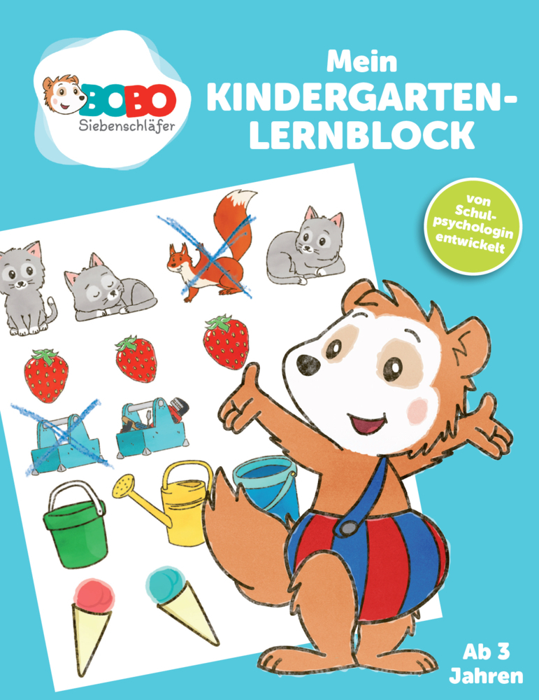 Bobo Siebenschläfer - Mein Kindergarten Lernblock