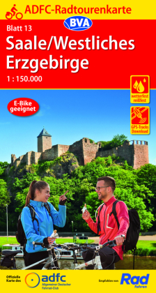 ADFC-Radtourenkarte 13 Saale /Westliches Erzgebirge 1:150.000, reiß- und wetterfest, GPS-Tracks Download