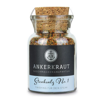 Ankerkraut Steaksalz No. 1, Korkenglas 