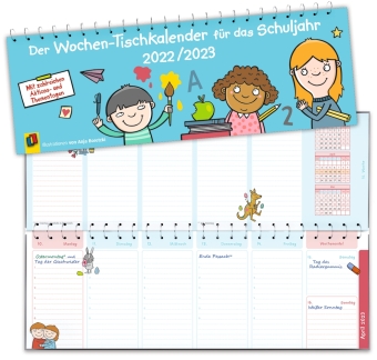 Der Wochen-Tischkalender für das Schuljahr 2022/2023