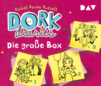 DORK Diaries - Die große Box (Teil 1-3), 6 Audio-CD 