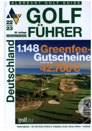 Albrecht Golf Führer Deutschland 22/23 inkl. Gutscheinbuch
