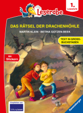 Das Rätsel der Drachenhöhle - Leserabe ab 1. Klasse - Erstlesebuch für Kinder ab 6 Jahren (in Großbuchstaben) Cover