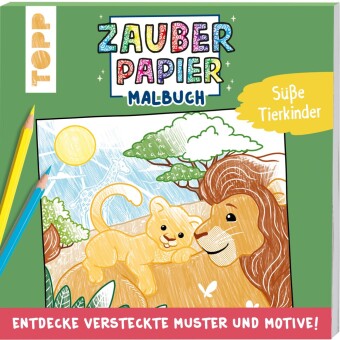 Zauberpapier Malbuch Süße Tierkinder 