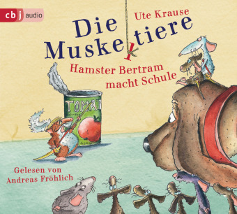 Die Muskeltiere - Hamster Bertram macht Schule, 2 Audio-CD