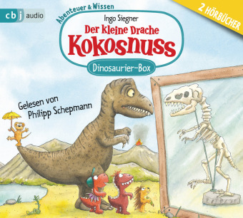 Der kleine Drache Kokosnuss - Abenteuer & Wissen - Dinosaurier, 2 Audio-CD