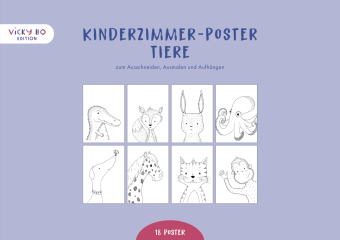 Kinderzimmer-Poster - Tiere