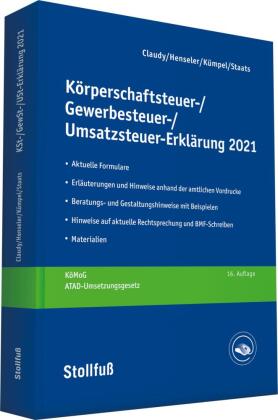 Körperschaftsteuer-, Gewerbesteuer-, Umsatzsteuer-Erklärung 2021